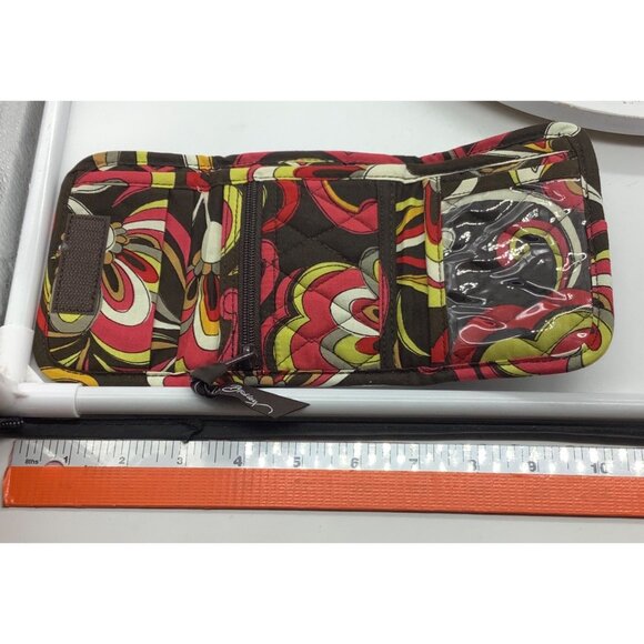 Vera Bradley Puccini Quilted Trifold Wallet ID Window Multiple Compartments - Picture 5 of 8